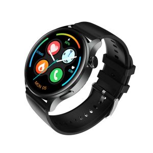 Смотреть 3D Dynamic Dial 1,35 дюйма AMOLED круглый экран Интеллектуальное разделение дисплея Здоровье M33 плюс NFC Men Sport Smart Watch