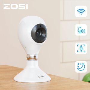 衣類ZOSI 2K屋内WiFiホームセキュリティカメラ2wayオーディオクラウドSDカードストレージ3MP HDスマートベビーモニターペットドッグカメラ