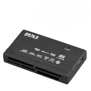 Tudo em um leitor de cartão USB 2.0 SD Card Reader Support Tf CF SD Mini SD SDHC MMC MS XD2.Para todos em um adaptador de leitor de um cartão2.Para todos em um adaptador de leitor de um cartão