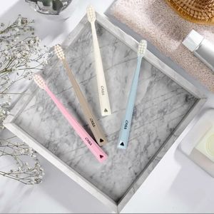 2024 1PC/set Adult Silver Ion Antibacterial Toothbrush Couple Crystal Handle Adult Wide Head Soft Bristle Toothbrush Wholesale Sure, here