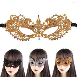 Party Supplies Mask Fancy Show Gift Face Costume Masquerade Halloween Supply Venice Lace Dance Masks