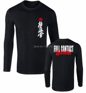 New Mas Oyama Full Contact Karate Kyokushin Kai Kan Japa Kanji Symbol T Shirt Man Long Sleeve Cotton TShirt Cool Tees Tops J8vN3963496