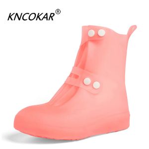 Accessories Waterproof Shoe Covers A Variety of Color Quality Nonslip Rain Shoes Cover for Men Women Shoes Elastic Reusable Rain Boots Xc04