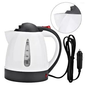 Vattenflaskor 1000 ml bilkokare rostfritt stål Auto avstängning 12/24 V Tea kaffe Stor kapacitet 250 W för drycker