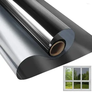 Window Stickers Heat Control Film Sunlight Blocking Reusable Sliding Door Films Sun For Living Room Bedroom Study