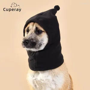 Собачья одежда Pet Рождественская шляпа - смешная полярная флисовая вязаная вязаная
