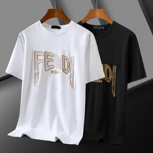 Camiseta de luxo masculina shirt shirt shirts curto verão moda casual de alta qualidade designers camiseta