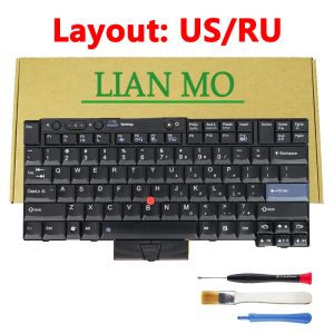 Lenovo Thinkpad T410 T410S T420 T420S X220 X220I X220T T510 T520 W510 W520 Not Defteri US RU Klavye 45N211 45N2141