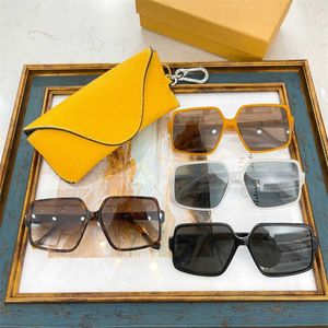 High quality fashionable New luxury designer Luo Yijia large box network red INS personalized sunglasses LW40061