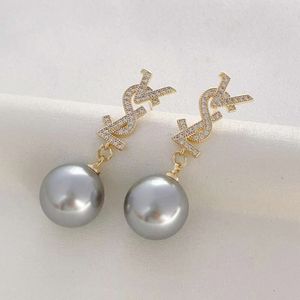 Zircon Pearl Light High Quality Earrings, 2023 New Product, Elegant and Fragrant Style Earrings for Women