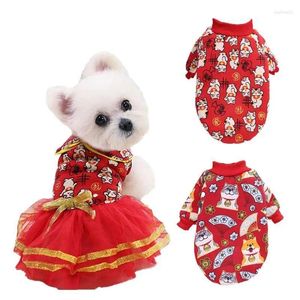 Dog Apparel Clothes Pet Year Warm Plush