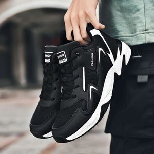 Top Trendy und Comfy Plus Size Herren -klobige Schuhe - Non -Slip -Schnür -Sneaker für Outdoor -Aktivitäten im Freien