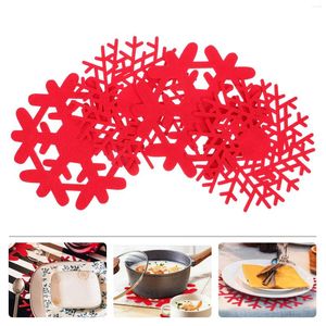 Poduszka 4pcs Snowflake Coasters