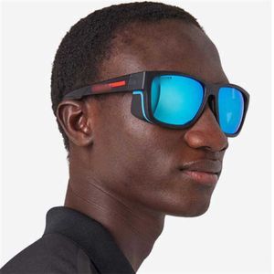 2024 Top Designers Nowy luksusowy projektant P Big Rame Riding Box Okulary przeciwsłoneczne Wind Net Red w tym samym stylu gogle gogle SPS07W