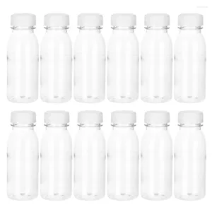 Bowls Drink Bottle Thicken Plastic Juice Fruit Tea Bottles Beverage Packaging Packing Container Transparent Sub Glass Lid Cups