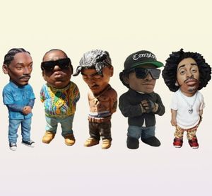 Decorações de interiores Rapper Figura estátuas de resina Hip Hop Singer Figure Sculpture Car ornamentos T22212153394595