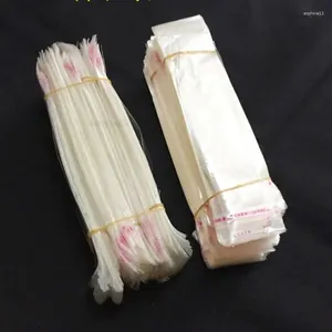 Подарочная упаковка 500pcs / lot clear reeeable bopp poly / vellophane bag 5x18 3 см прозрачная упаковка OPP Самостоятельная клей