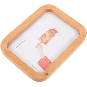 Frames Wooden Po Frame Decoration Picture Ornament Display Painting Party Durable For Home