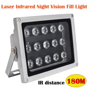 Accessories 180M IR Distance Illuminators Light LED Laser Infrared Lamp 15pcs Array Led IP65 Waterproof Night Vision Fill Light for CCTV Cam