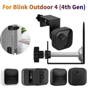 Tillbehör för Blink Outdoor 4 (4th Gen) Dörr/Gutter Security Camera Mount Bracket 360 ° Justerbar klippklämma Rostfritt stål Dörrfästen