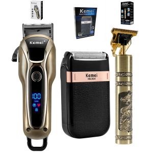 Trimmers Kemei Professional Barber Hair Clipper Combo.