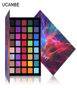 Ucanbe Spotlight 40 Цветная палитра тени для век красочный художник Shimmer Glitter Matte Pigmented Powder Puorge Pressed Makeup Kit6401605