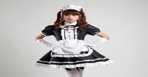 Seksi Fransız Hizmetçi Kostüm Tatlı Gotik Lolita Elbise Anime Cosplay Sissy Hizmetçi Üniforma Artı Beden Cadılar Bayramı Kostümleri 3195528