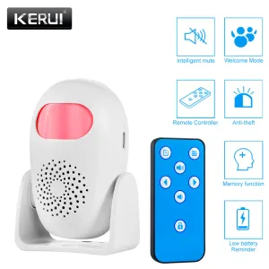 Detector Kerui Pir Pir Motion Detector de segurança Detector de alarme Antitheft Sensor de movimento Smart Welcome Doorbell Human Body Detector