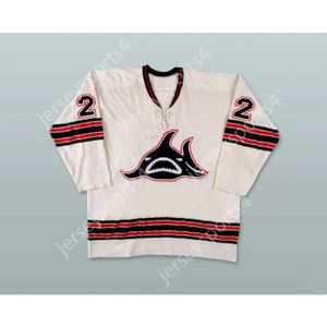 GDSIR Custom Ron Garwasiuk 22 WHA 1973-74 Los Angeles Sharks Home Hockey Jersey New Top Ed S-M-L-XL-XXL-3XL-4XL-5XL-6XL