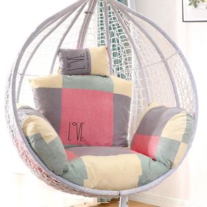 Pillow Egg Chair Swing Cover Thickened Soft Patio Large Breathable Non Deformable Cradle Hang Basket No Pad