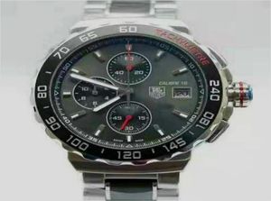 Herr Sport Watch F1 armbandsur Montre Japan Quartz Movement Chronograph Men armbandsur Rostfritt stål Montre de Luxe9184465