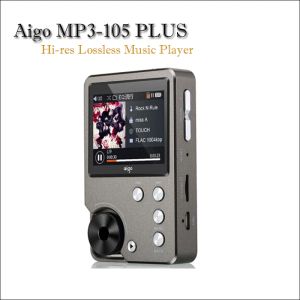 Aksesuarlar Aigo mp3105 artı hifi müzik çalar mp3 ekranlı wm8965 mini taşınabilir işe alımlar flac piner dsd spor usb usb ses çalar