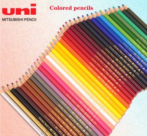 Pencils 12/24/36Colors Japan Uni 880 Oily Colored Pencil Iron Box Set Sketch Painting Hand Painting Art Supplies School Stationery