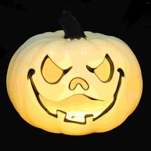 Ljusstake Fall Decor Halloween inomhusdekorationer Hembord Pumpa Lights Farmhouse Lamp Plastic