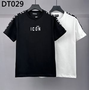 DSQファントムタートルメンズTシャツメンズデザイナーTシャツブラックホワイトクールTシャツメンサマーイタリアファッションカジュアルストリートTシャツトッププラスサイズM-XXXL 6177