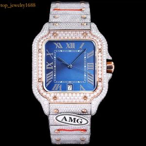 Diamond Watch Mens Watches Automatic Mechanical 40MM Sapphire Women Wristwatches 904L High-end Stainless Steel Belt Montre De Luxe