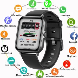 Смотреть новые Bluetooth Ответ Call Smart Watch Call Call Call Fitness Tracker IP67 Водонепроницаемые умные часы для xiaomi Watch Men Women +Box