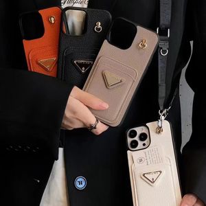 Bellissima custodia per telefoni iPhone 15 14 Pro Max Leather Slot Slot Hi Quality Borse 18 17 16 15Pro 14Pro 13Pro 12Pro 13 12 11 Plus Case with Gift Box Woman Man PDD