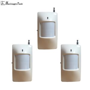 Detector 3pcs sem fio PIR Intelligent Motion Sensor Desector de alarme para GSM PSTN Home Burglar Alarm System Security Antena incorporada