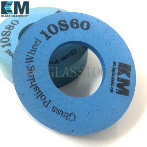 Bras Blue 10S40/60/80150x40x70/130x35x60 poleringshjul, för glas kanthine.