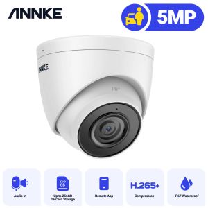 Telecamere Annke Smart Home 8MP 5MP IP fotocamera esterna Indoor 4K POE Sicurezza telecamere Poe Surveillance Telecamere TF Support con audio in