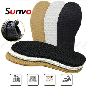 Insoles Sunvo Soneco de borracha solas de borracha Psitores Anti -Slip Foot Peds Full Sole Protector Sneaker Repair Sapato Trabalhador Adesivo Diy Pad