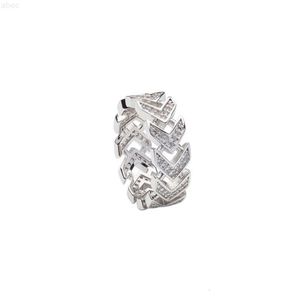 Benutzerdefinierte Hip -Hop -Ringe S925 Silberpfeil Hiphop Ring aus Moissanit Diamond Herren Kubaner Ringe Schmuck