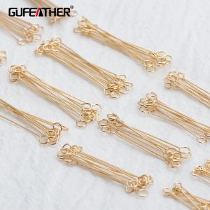 Araçlar Gufeather M897, Takı Aksesuarları, Geçiş Erişim, Nikel Ücretsiz, İğne, Altın Kaplama, Çift Delik, El Yapımı, Takı Yapımı, 100 PCS/LOT