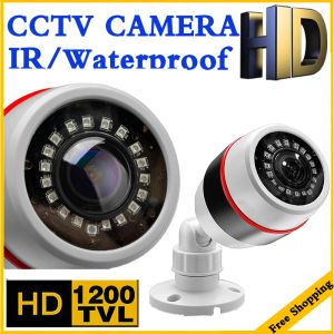 Telecamere telecamere panorama 1200tvl HD CCTV Camera da 1,7 mm Night Vision IR Surveillance Fisheye Camera IP66 impermeabile