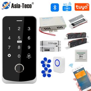 Kits Bluetooth Tangentbordsåtkomstpunkt WiFi Tuya App Access Control Kit Strömförsörjning NFC Fingeravtryck Infällbart kit Escape Room Set