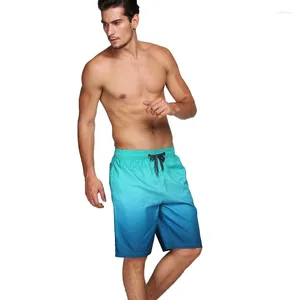 Masculino de moda de banho masculina Men, troncos de grandes tamanhos de verão, trajes de natação ao ar livre trajes de férias no maiô de férias secagem de nadar