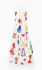 2020 бренд платья принцессы для девочек мультфильм Ангелы Печать круглой шею детские детские валентинки дня Day Day Love Heart Printing 9641064