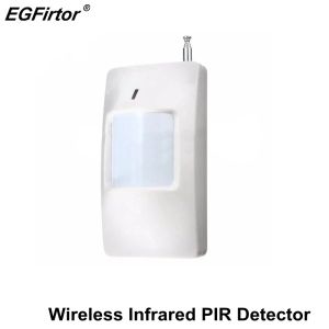 Rilevatore di allarme di sicurezza Wireless Rilevatore di allarme PIR Sensore di allarme a infrarossi 433MHz 1527 Rilevatore di movimento wireless wireless per sistema di allarme domestico