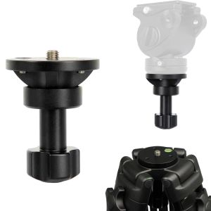 Display 65mm Cnc Half Ball Flat to Bowl Adapter Converter for Manfrotto Weifeng Video Tripod Fluid Head Dslr Rig Camera